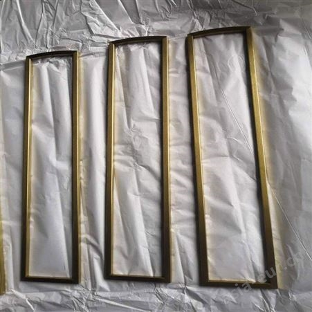 鼎富DF-239厂家定做不锈钢艺术相框 酒店多边形不锈钢镜框 拉丝钛金圆形镜框