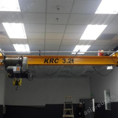 卡瑞KRC欧式单梁悬挂天车行车弯轨起重机邻跨过轨吊欧标智能自动