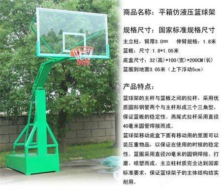 直销通奥TA-008篮球架 户外 篮球架 成人 篮球篮框训练器材 篮球架 可调节