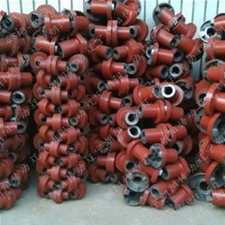 欣阳泵业联轴器分厂 铸造加工三爪联轴器120*48爪式联轴器 销式联轴器 三节联轴器