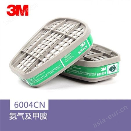 6004CN3M6004CN防毒面具活性炭化工防氨气甲胺滤毒盒 2只装