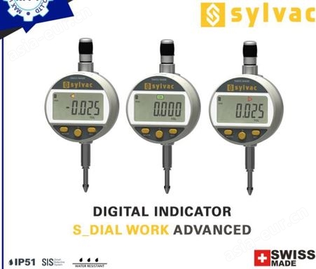 供应瑞士进口sylvac SDial ADVANCED S/25/0.001数字指示器