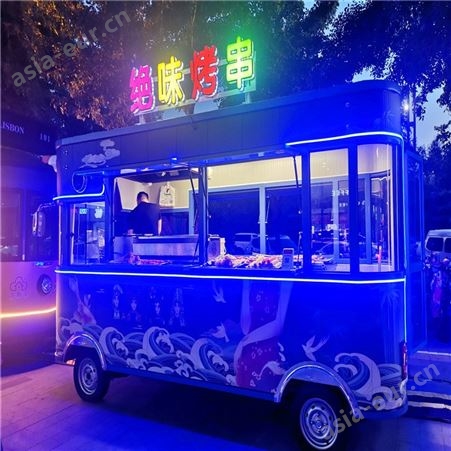 公园流动店铺餐车 广场汉堡快餐餐车 山西移动甜品餐车