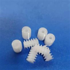 塑料齿轮模数0.5 蜗杆外径5.93总长9.9中孔1.9可定制